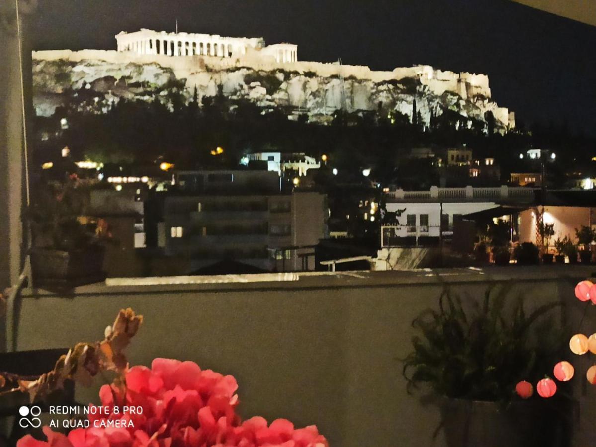 Sandra"S Stay Penthouses With Acropolis View Атина Екстериор снимка